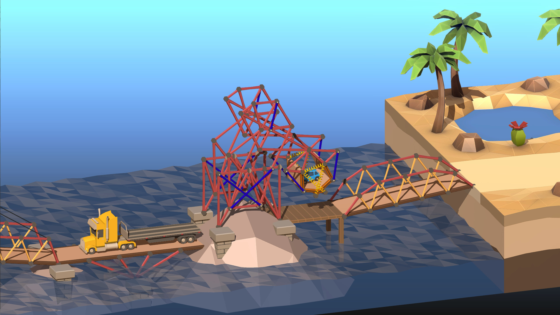 桥梁建造师2/Poly Bridge 2 v1.65|模拟经营|容量584M|免安装绿色中文版|支持键盘.鼠标-小辉娱乐网