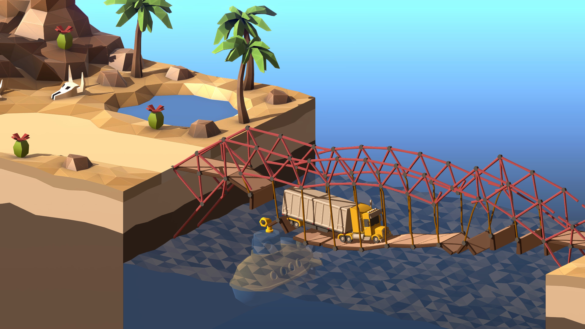 桥梁建造师2/Poly Bridge 2 v1.65|模拟经营|容量584M|免安装绿色中文版|支持键盘.鼠标-小辉娱乐网
