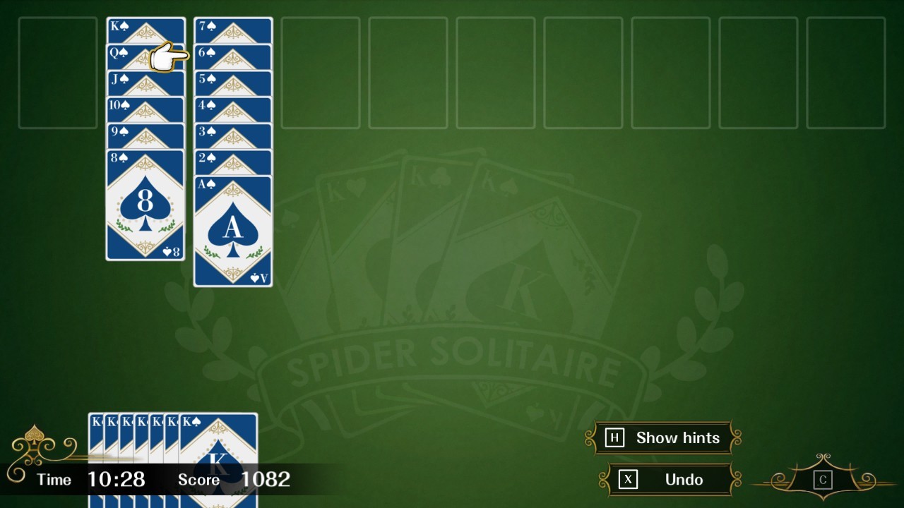蜘蛛纸牌F/Spider Solitaire F（键盘操作）插图6跳跳游戏网