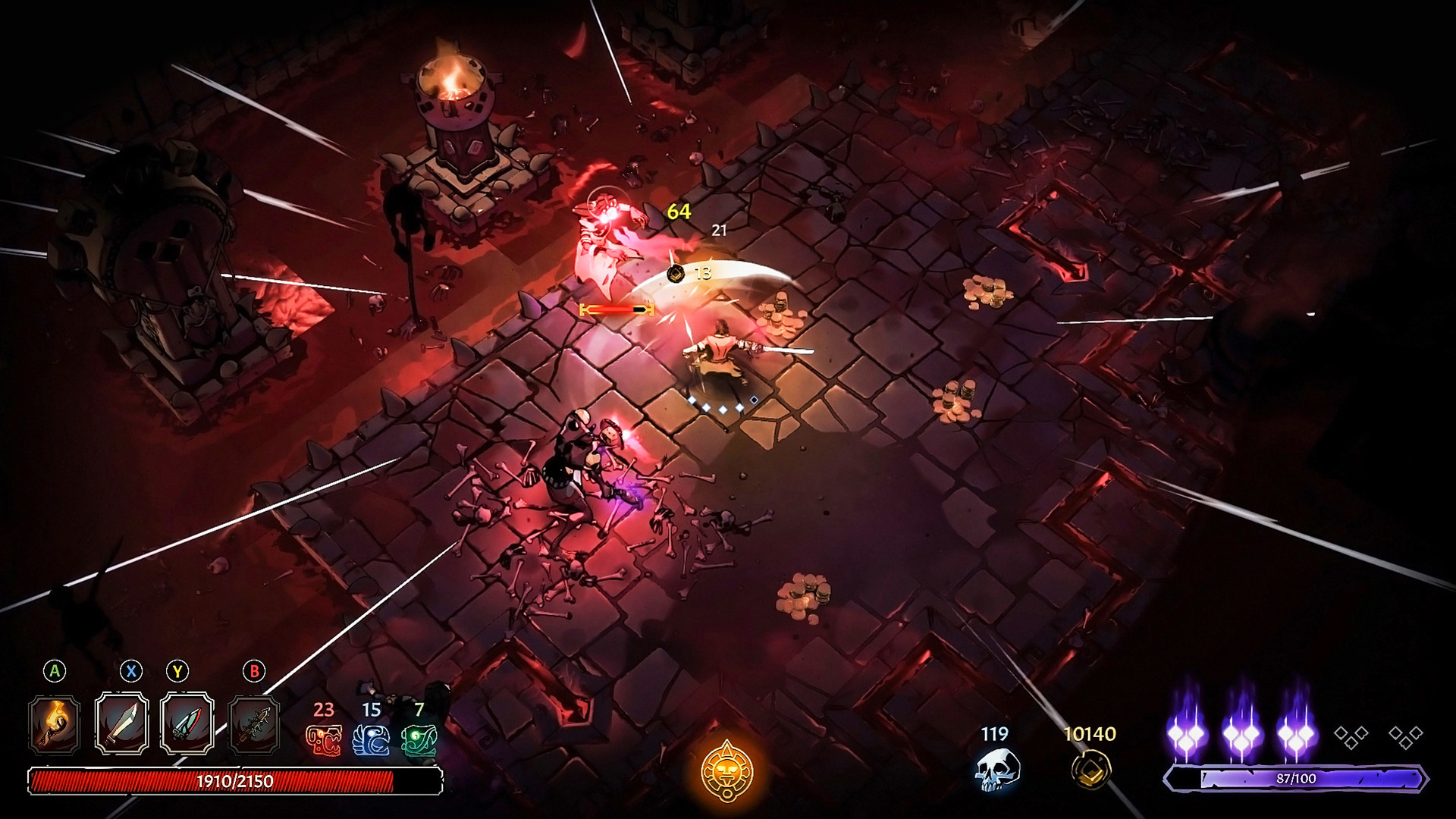 无间冥寺 Curse of the Dead Gods 官方中文收藏版 v1.24.4.6b+修改器 支持手柄 解压即玩-CCAKGAME.COM
