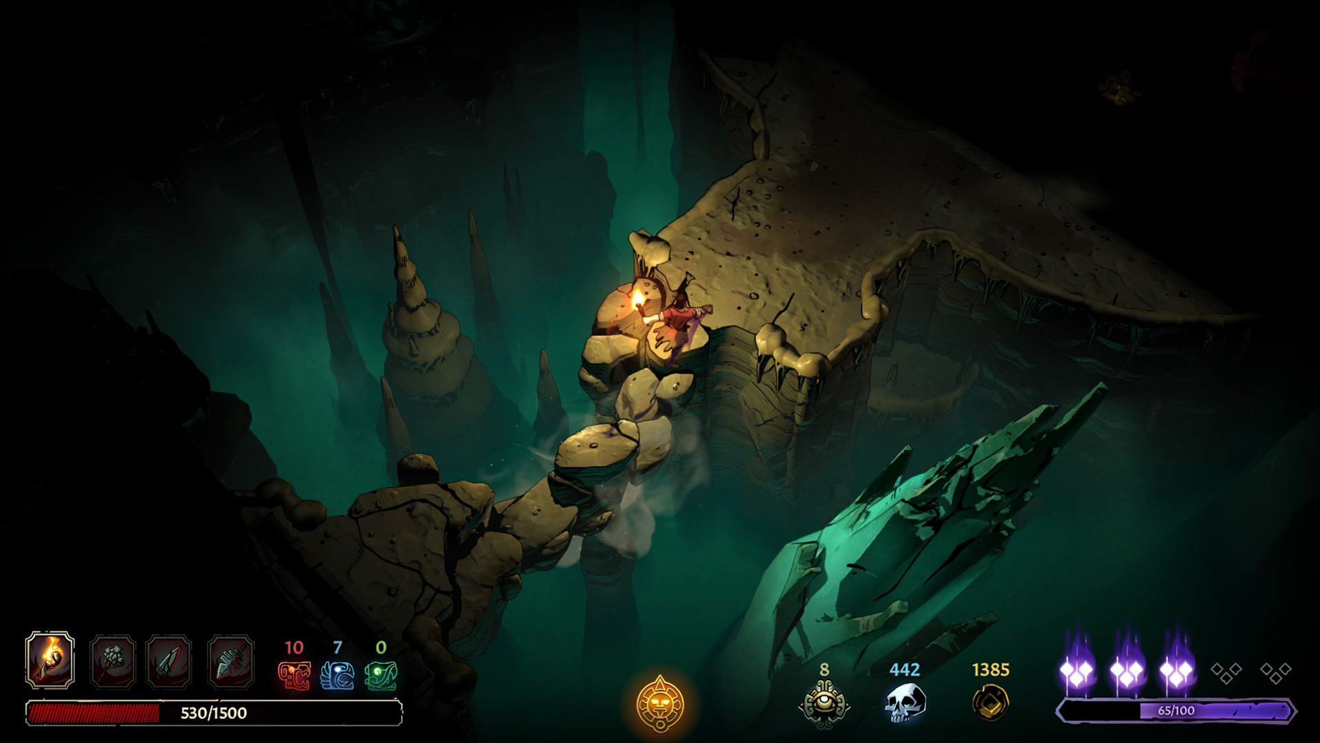 无间冥寺 Curse of the Dead Gods 官方中文收藏版 v1.24.4.6b+修改器 支持手柄 解压即玩-CCAKGAME.COM