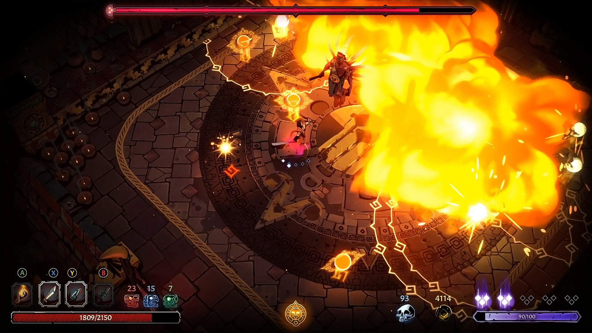 无间冥寺 Curse of the Dead Gods 官方中文收藏版 v1.24.4.6b+修改器 支持手柄 解压即玩-CCAKGAME.COM