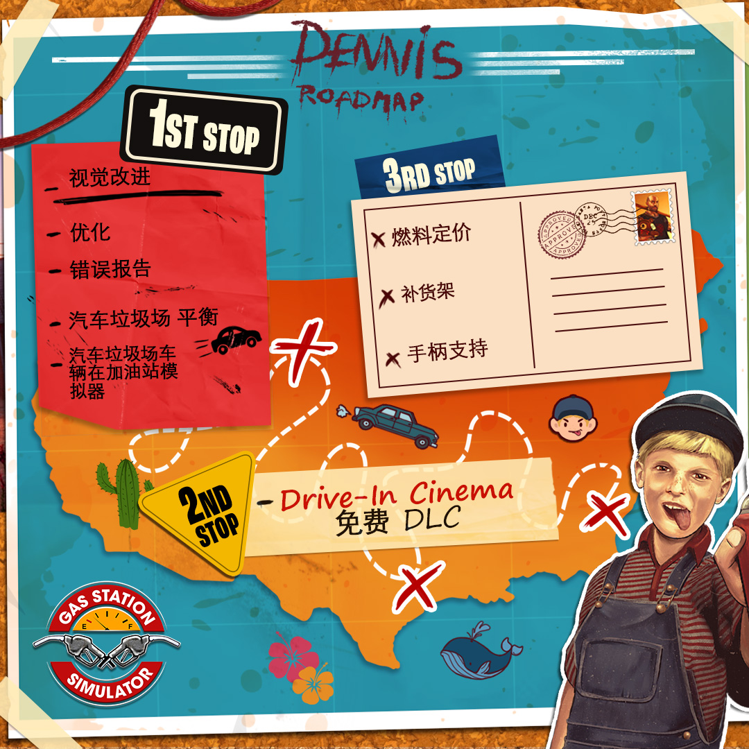 加油站大亨|v1.0.2.38810S|官方中文|支持手柄|加油站模拟器|Gas Station Simulator|赠多项修改器插图2vtavta