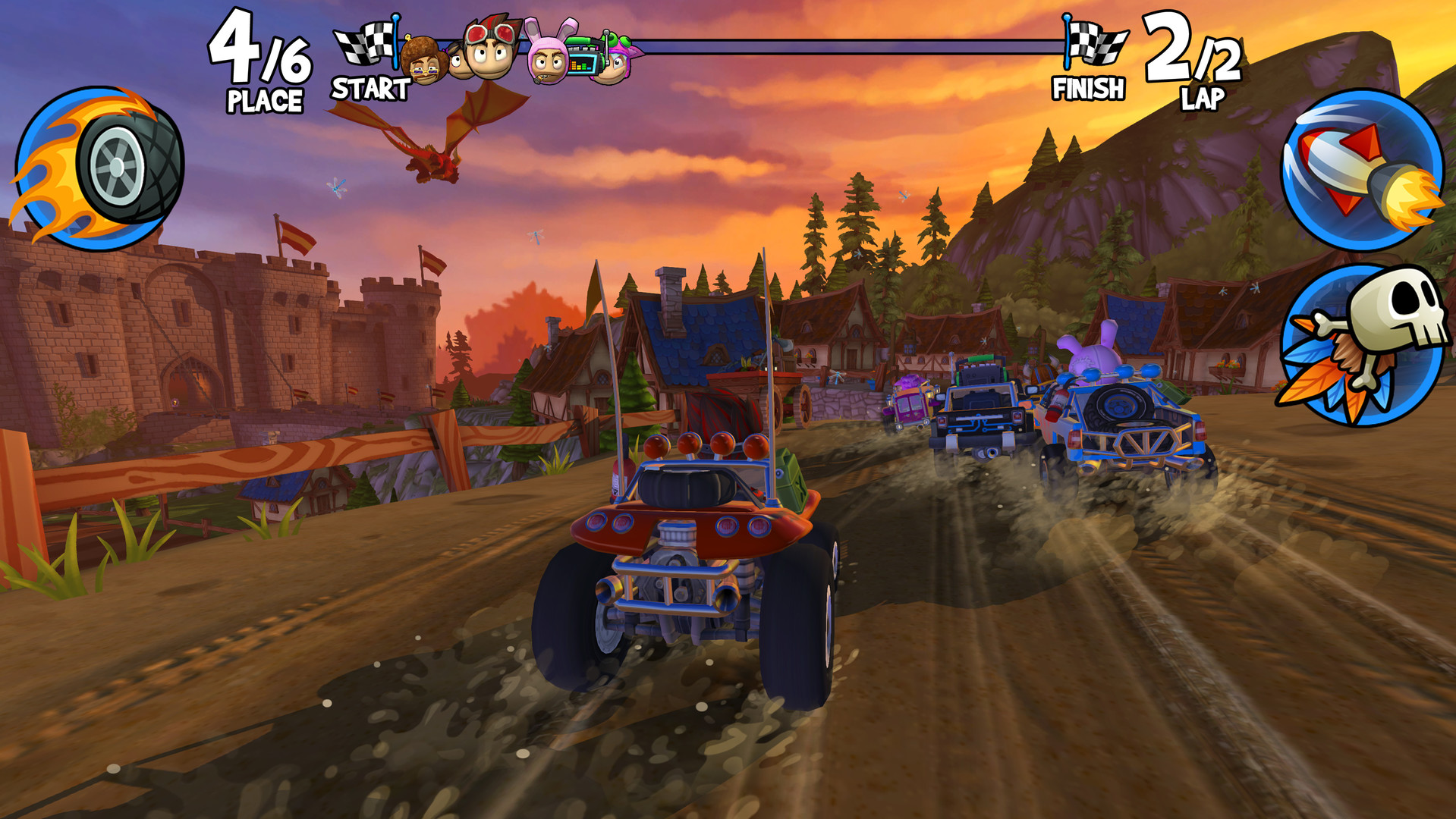 沙滩车竞速2：岛屿冒险|官方中文|支持手柄|Beach Buggy Racing 2: Island Adventure插图1