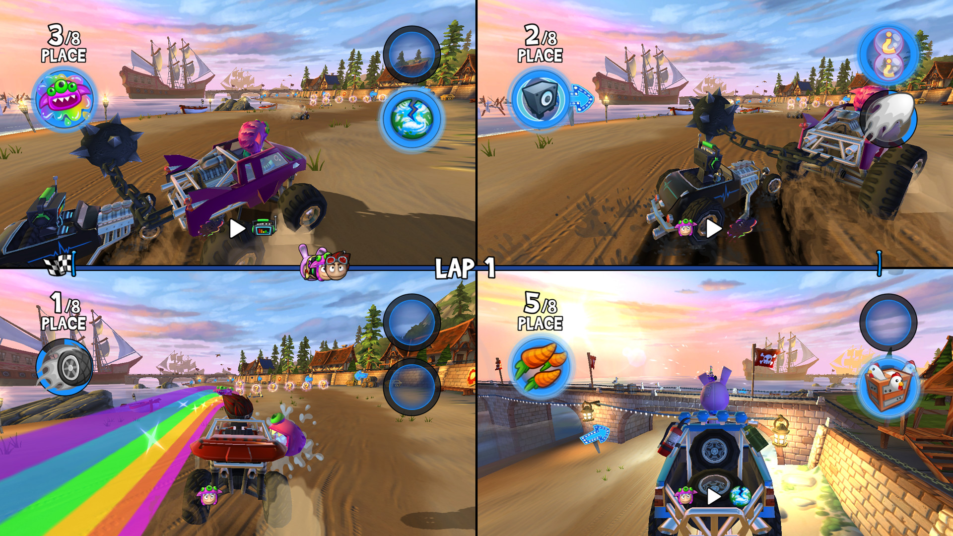 沙滩车竞速2：岛屿冒险|官方中文|支持手柄|Beach Buggy Racing 2: Island Adventure插图3