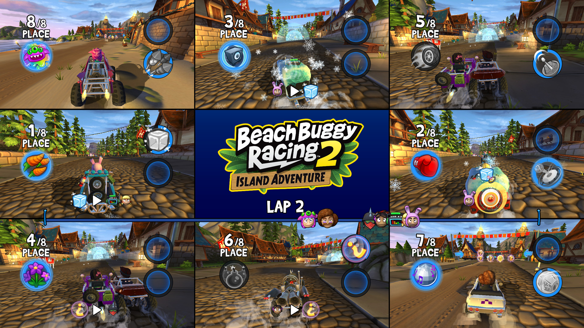 沙滩车竞速2：岛屿冒险|官方中文|支持手柄|Beach Buggy Racing 2: Island Adventure插图4