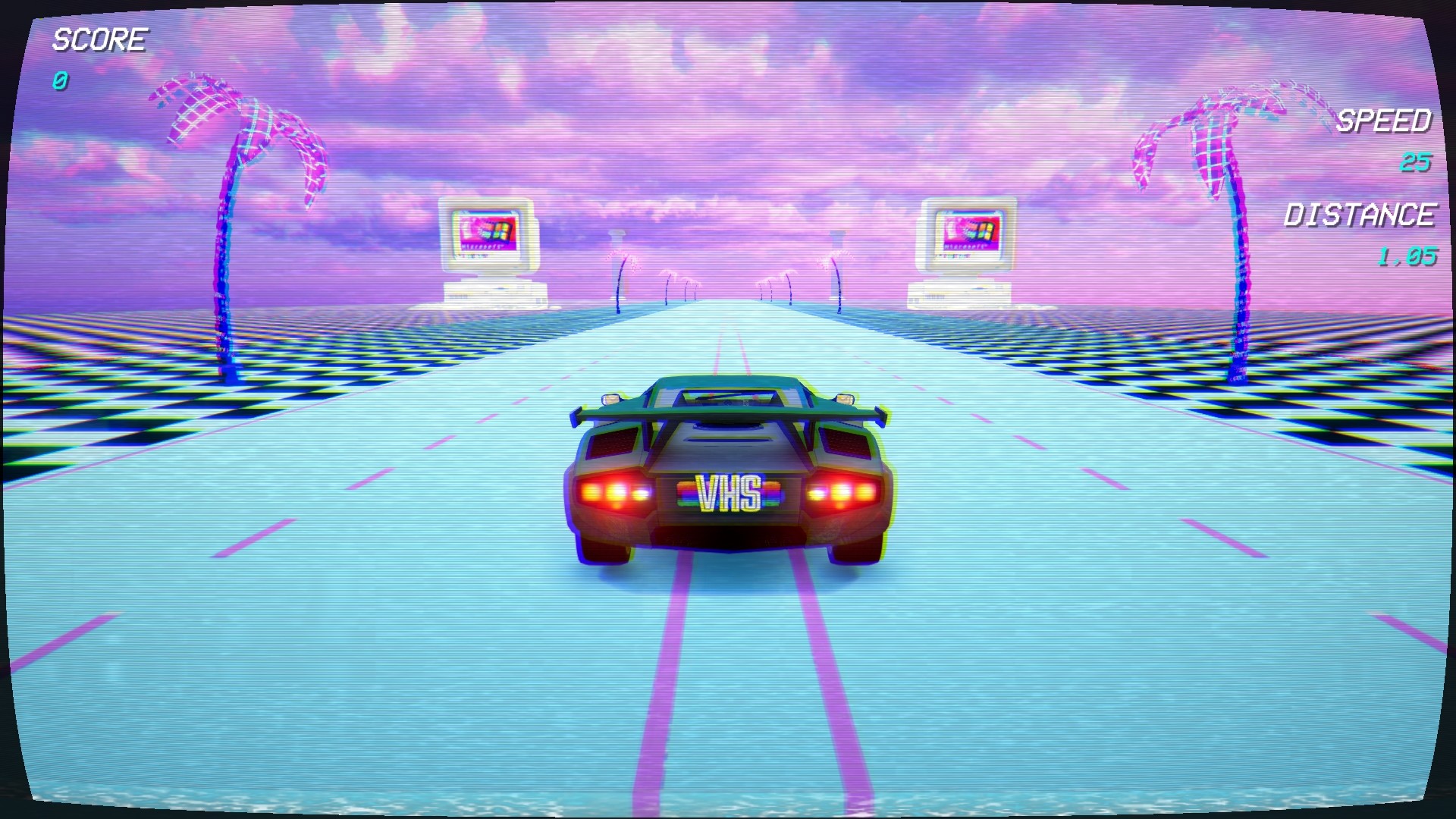 复古浪潮/Retrowave Build.11766090|赛车竞速|容量3.7G|免安装绿色中文版|支持键盘.鼠标.手柄-小辉娱乐网