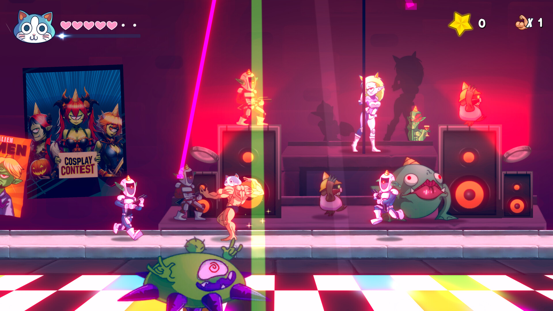 超级筋肉猫(KinnikuNeko: SUPER MUSCLE CAT)绿色版|百度云迅雷下载插图1-小白游戏网 超级筋肉猫(KinnikuNeko: SUPER MUSCLE CAT)绿色版|百度云迅雷下载插图1-小白游戏网