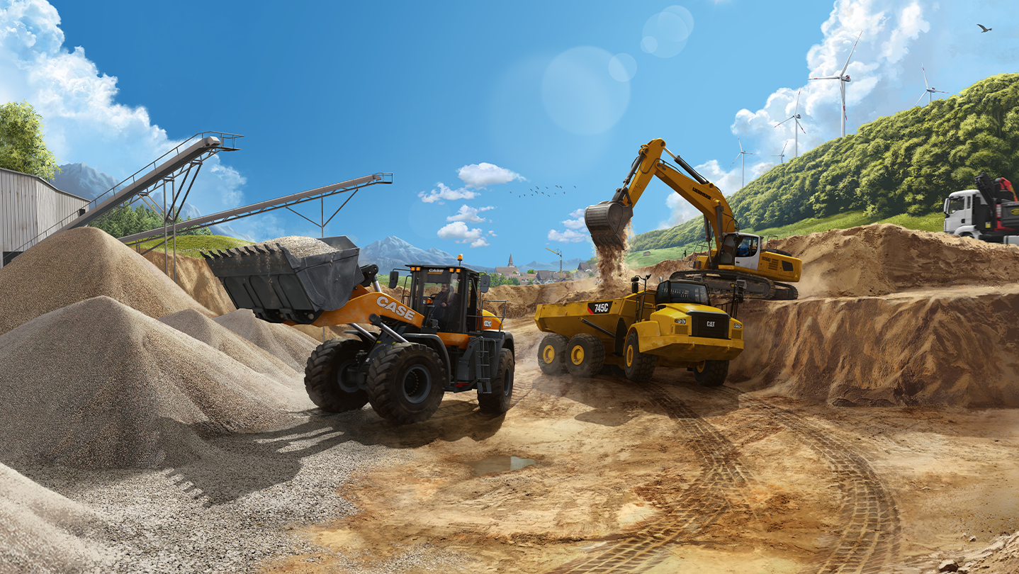 图片[1]-建造模拟器3：袖珍版（Construction Simulator 3 – Pocket Edition）免安装中文版 | 14大品牌×50+工程载具的欧洲建造体验