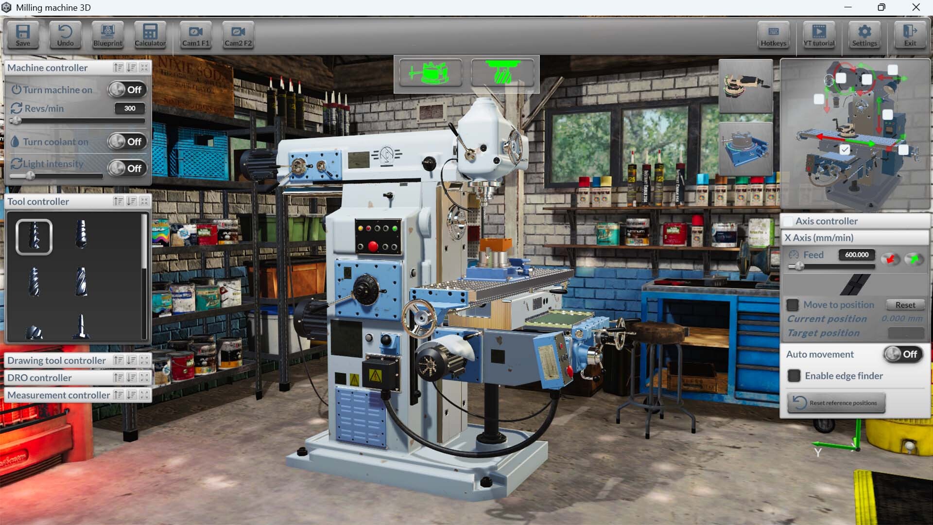 铣削机模拟器/Milling machine simulator配图 铣削机模拟器/Milling machine simulator