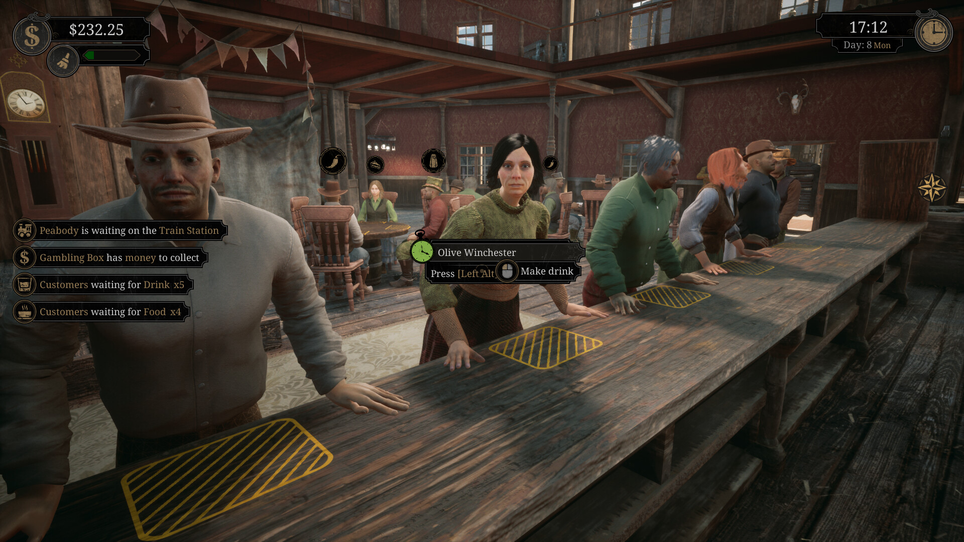 沙龙模拟器 (Saloon Simulator)