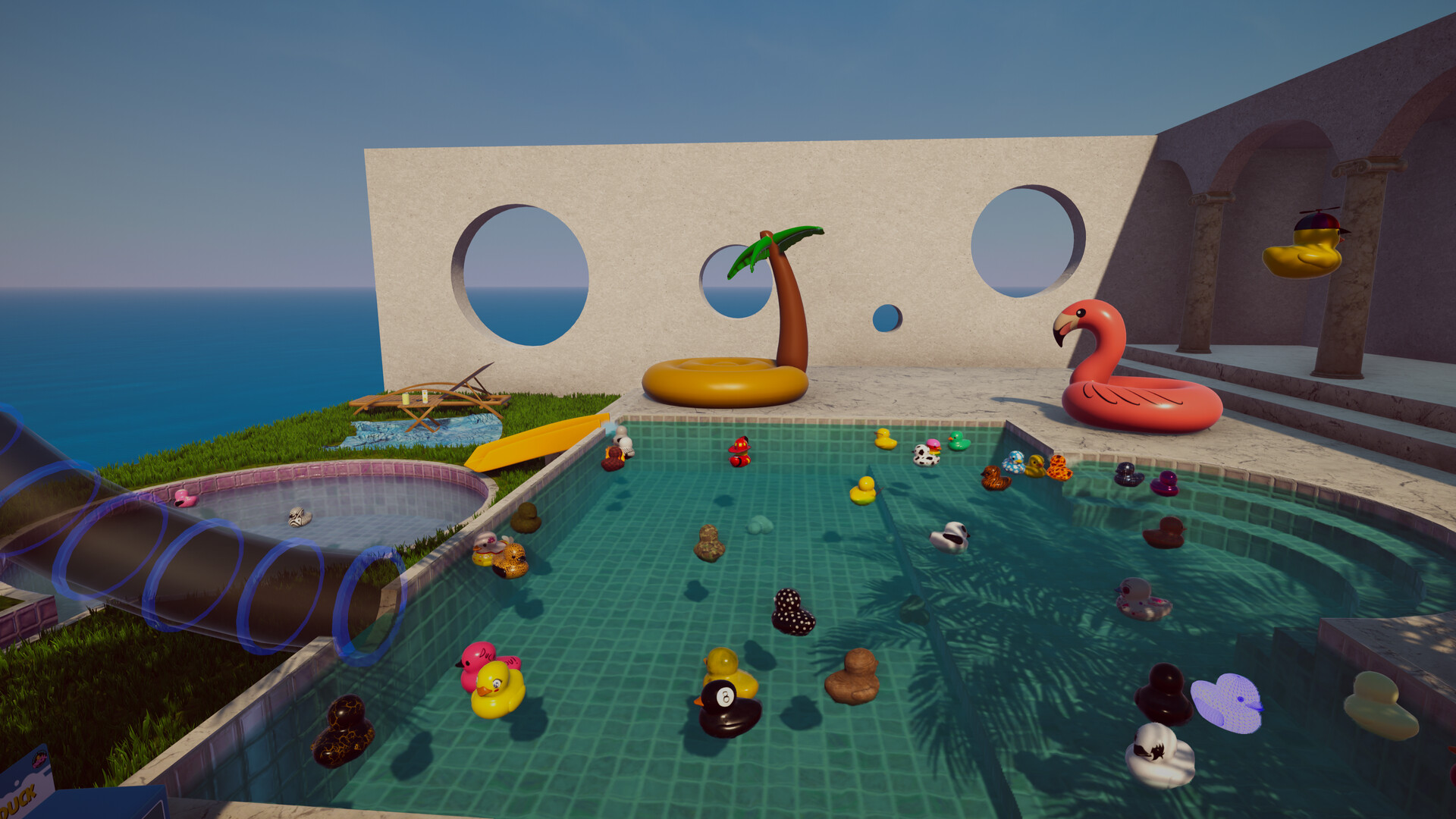 小黄鸭模拟器/Placid Plastic Duck Simulator Build.18110933|休闲益智|容量1.5GB|免安装绿色中文版|支持键盘.鼠标-小辉娱乐网