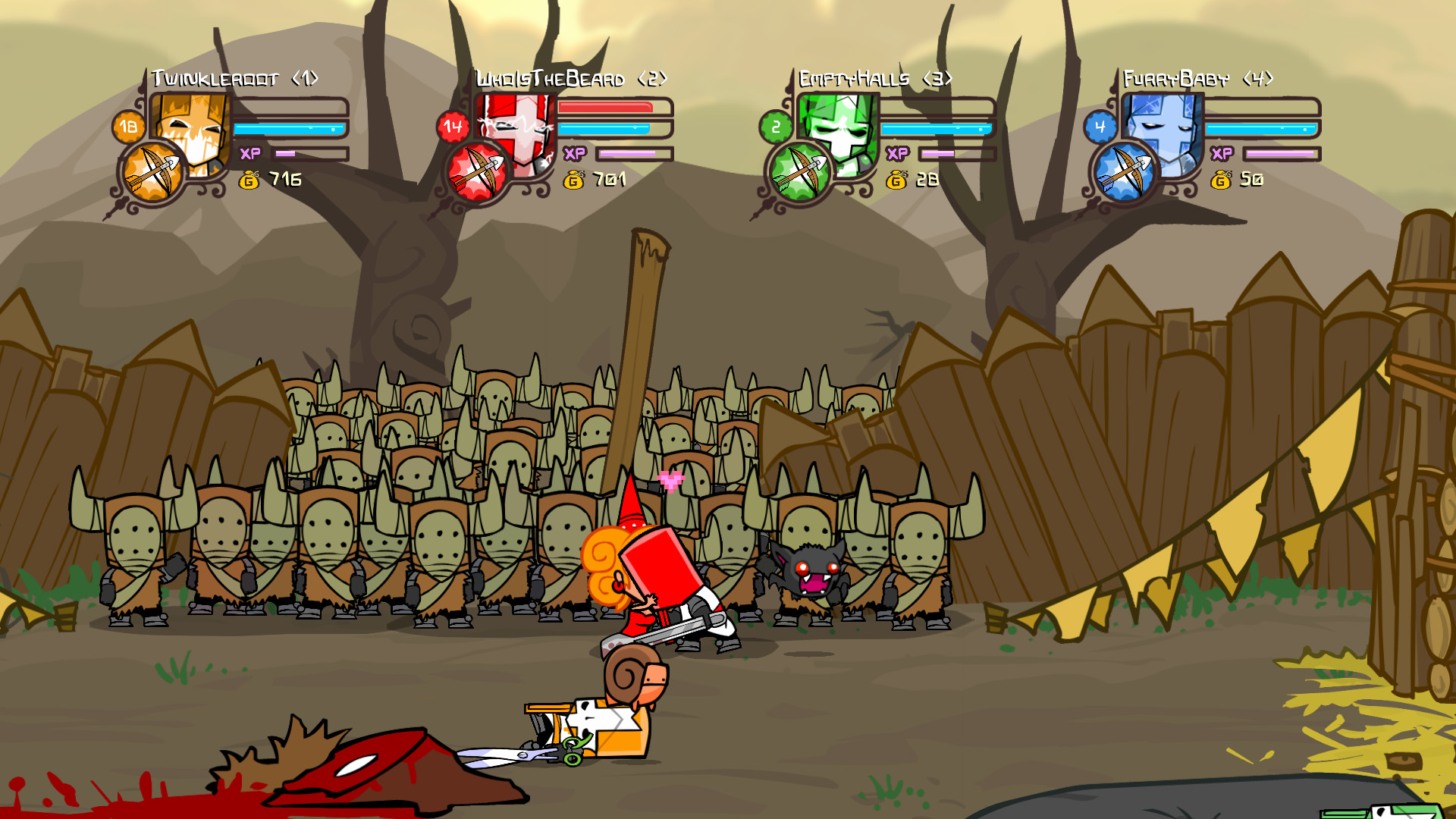 城堡毁灭者 (Castle Crashers)