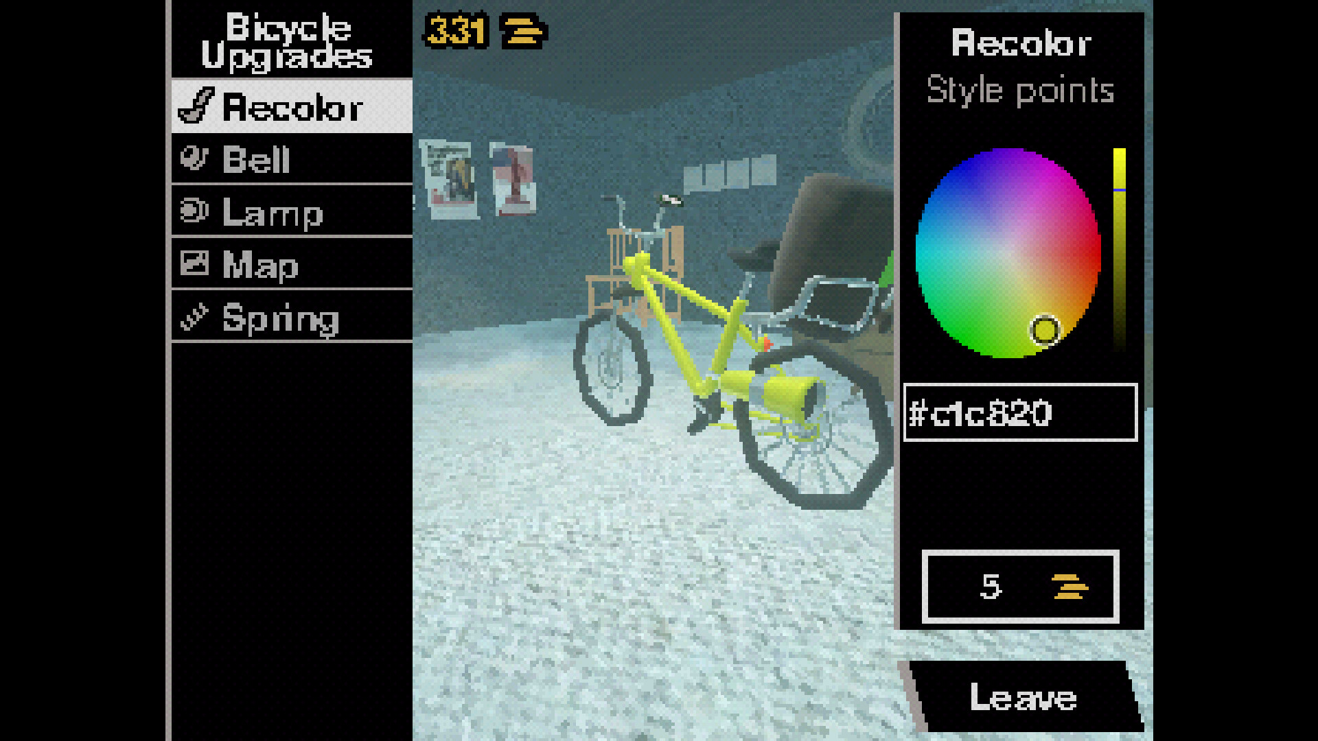 Bicycle Upgrades scene