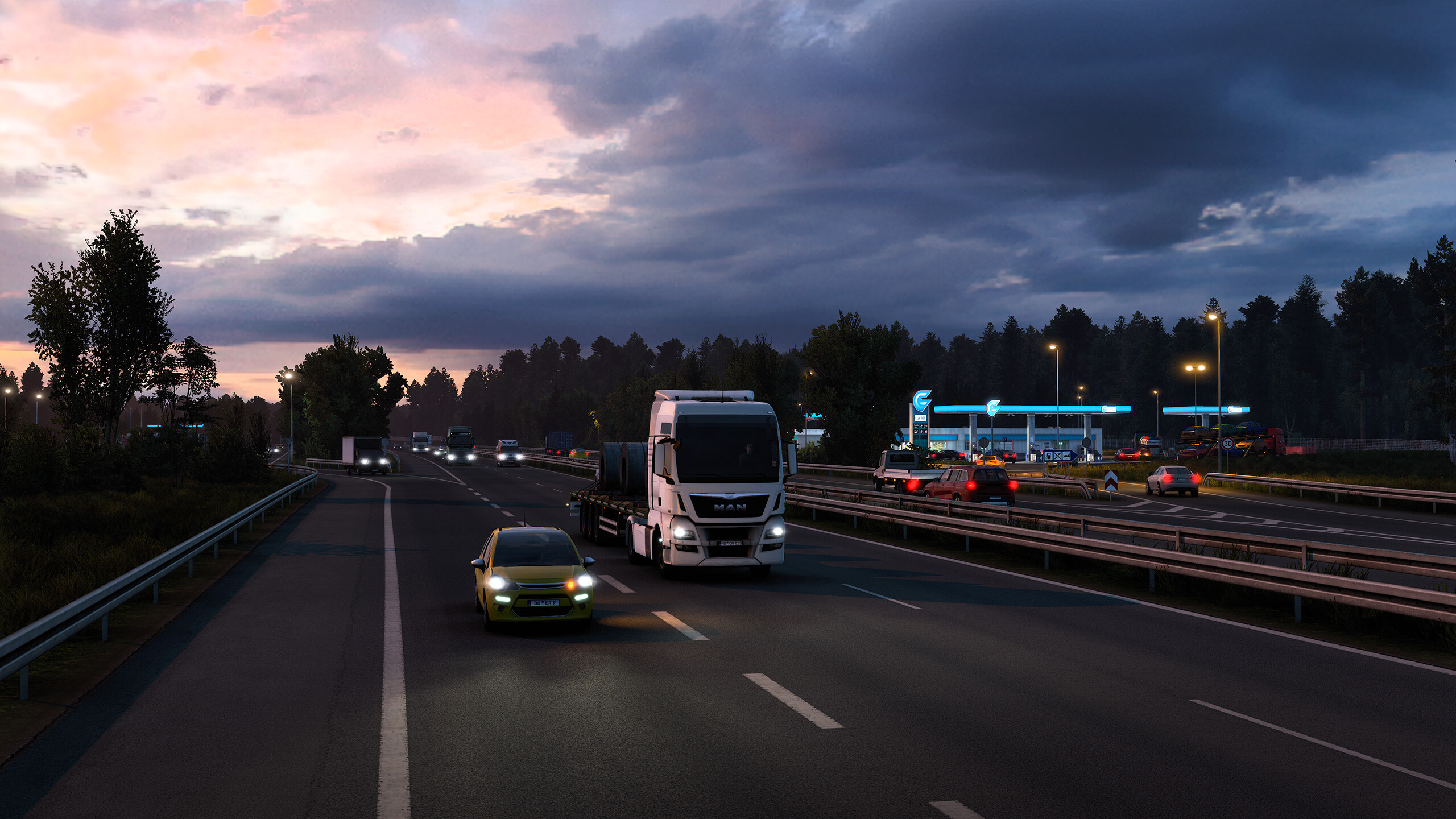 欧洲卡车模拟2 豪华中文 v1.47.2.6s+全DLC+单独联机补丁 支持手柄 解压即玩-CCAK.CC