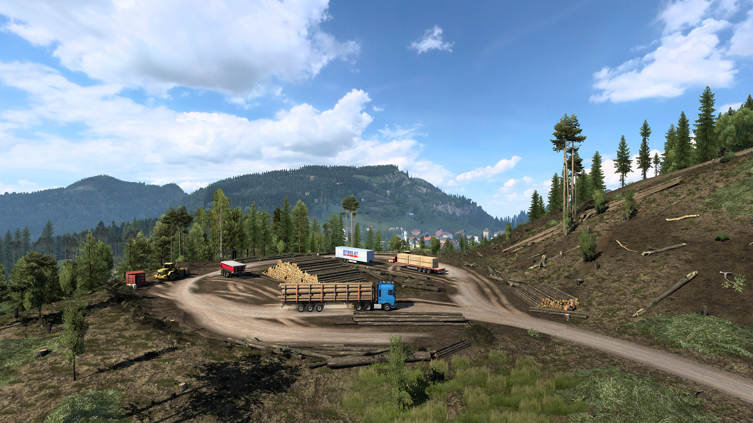欧洲卡车模拟2 豪华中文 v1.47.2.6s+全DLC+单独联机补丁 支持手柄 解压即玩-CCAK.CC