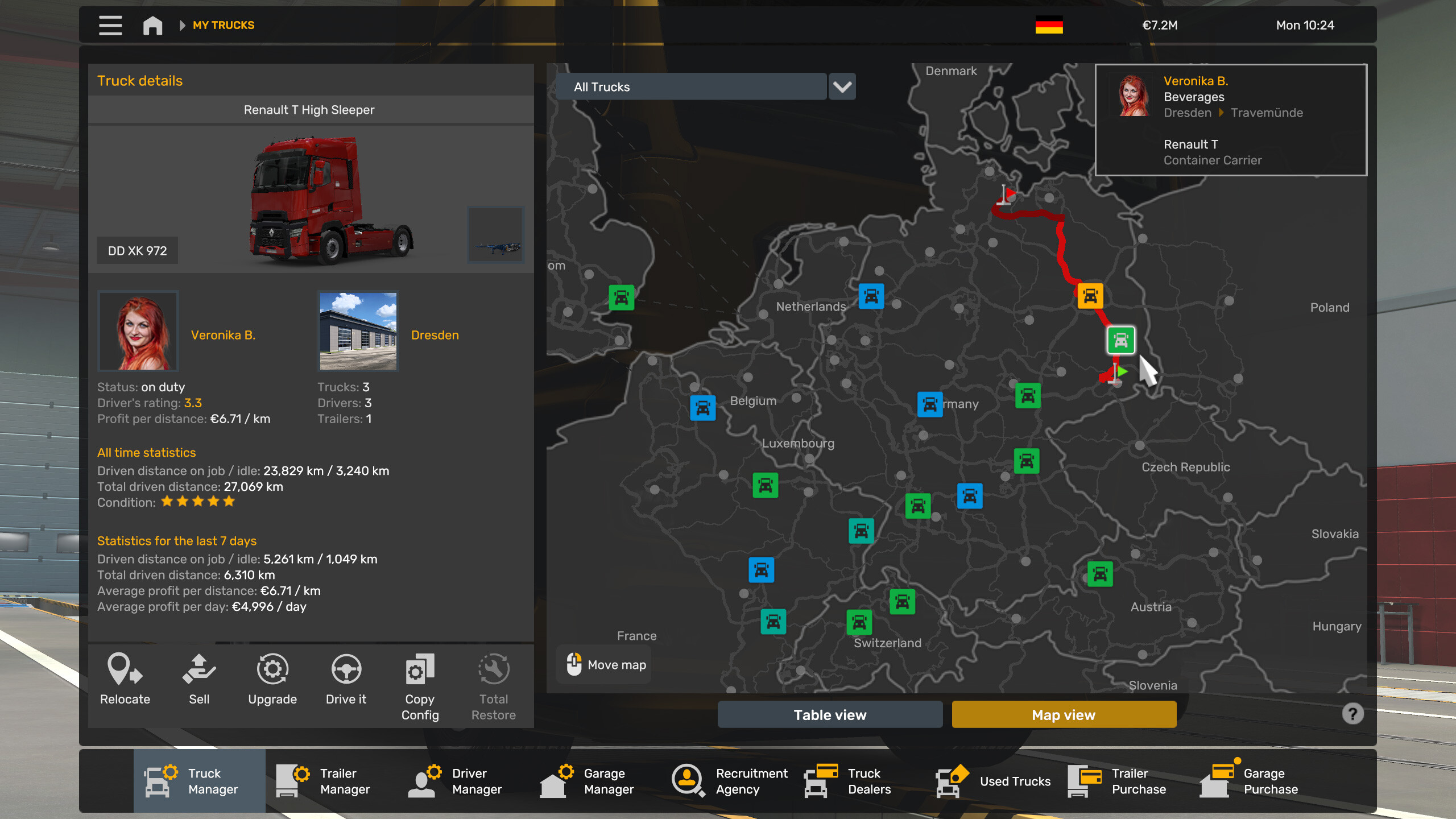 欧洲卡车模拟2 豪华中文 v1.47.2.6s+全DLC+单独联机补丁 支持手柄 解压即玩-CCAK.CC