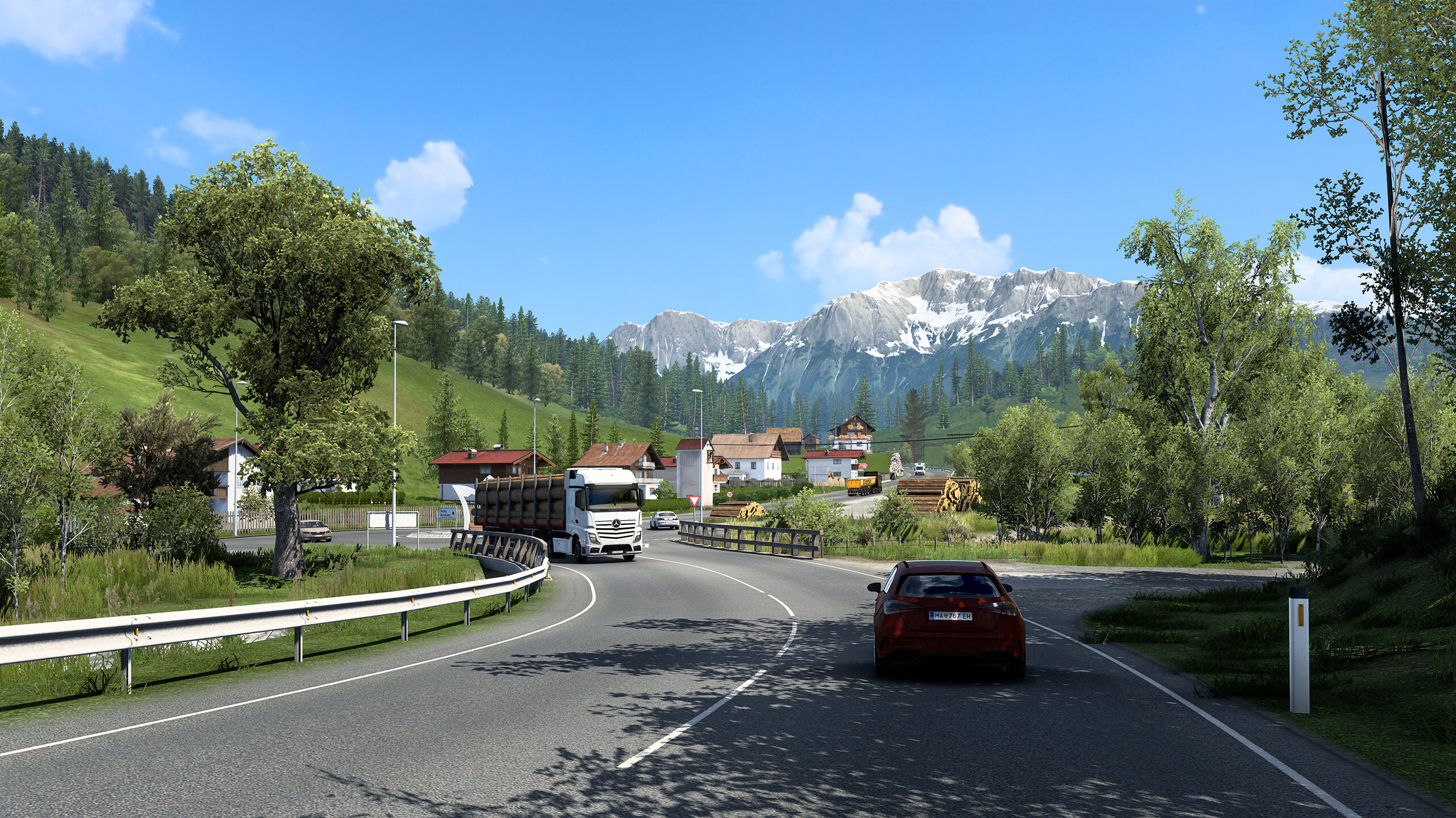 欧洲卡车模拟2 豪华中文 v1.47.2.6s+全DLC+单独联机补丁 支持手柄 解压即玩-CCAK.CC
