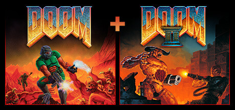 《毁灭战士+毁灭战士2/DOOM + DOOM II》免安装英文网络联机版|迅雷百度云下载