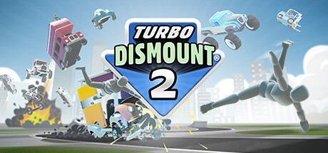 Turbo Dismount 2 Steam header image showing gameplay