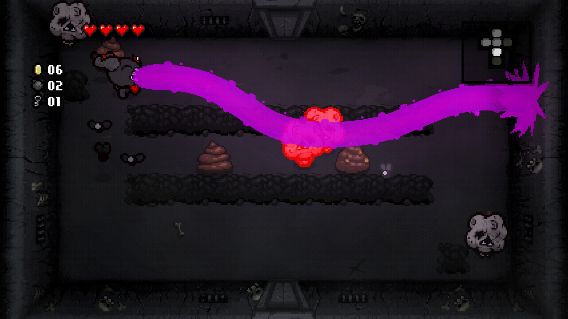 以撒的结合:重生/The Binding of Isaac: Rebirth v1.9.7.11|动作冒险|容量1.8GB|免安装绿色英文版|支持键盘.鼠标.手柄-小辉娱乐网