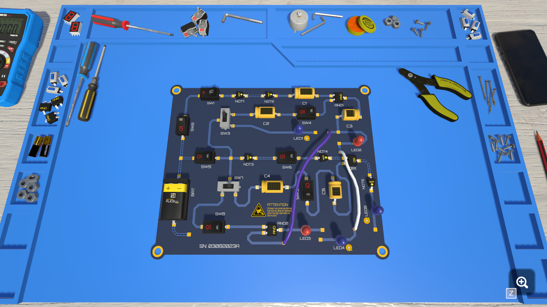 电子谜题实验室|官方中文|支持手柄|Electronics Puzzle Lab|电路解谜实验室插图9