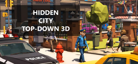 隐藏的城市自上而下3D