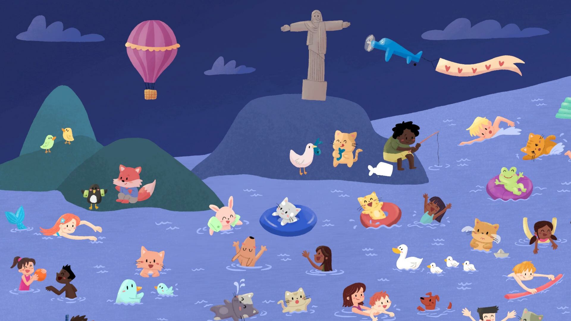 喵喵时刻：一起庆祝 (Meow Moments Celebrating Together)