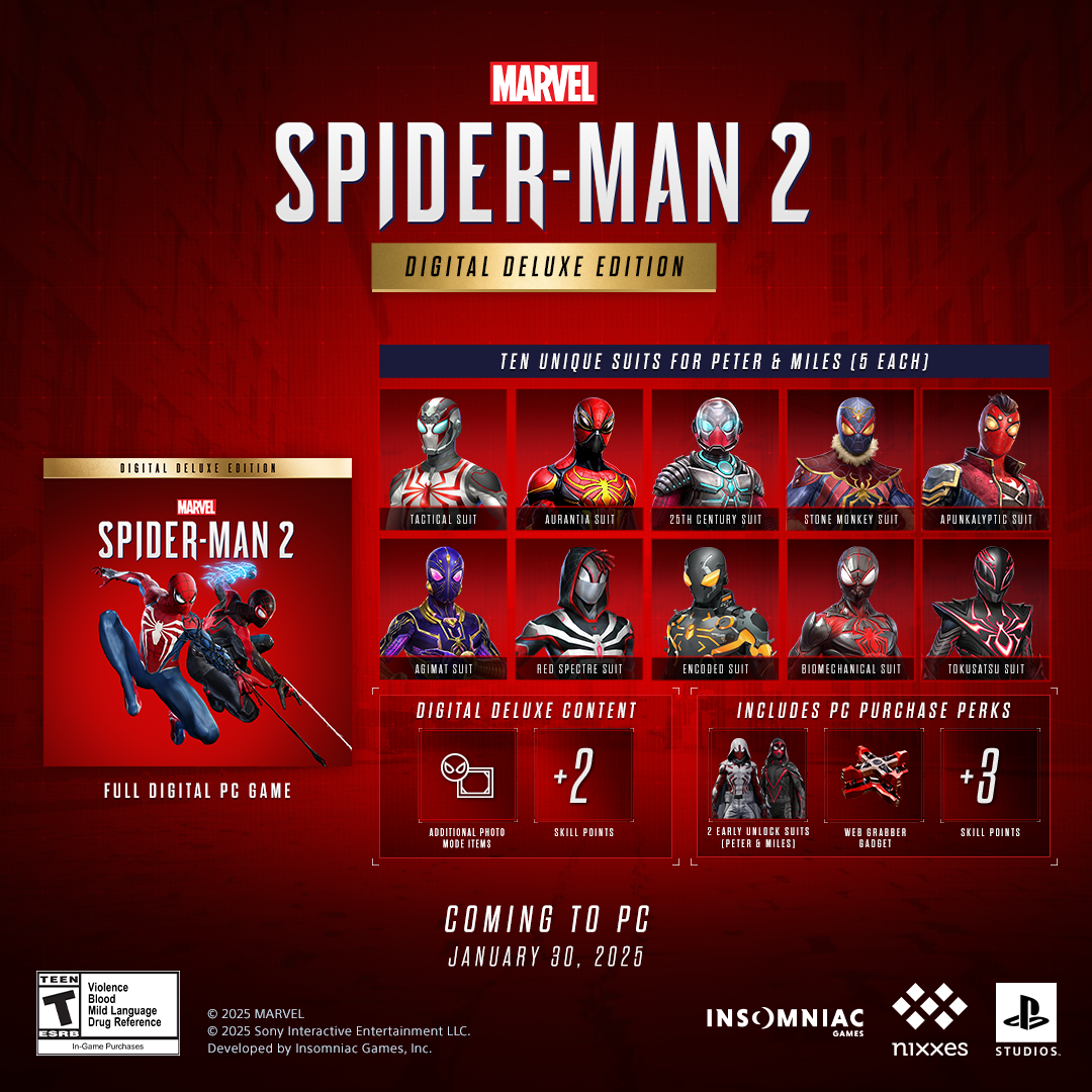 漫威蜘蛛侠2|Marvel’s Spider-Man 2|v1.218|豪华版|全DLC|官方中文|支持手柄插图2跳跳游戏网