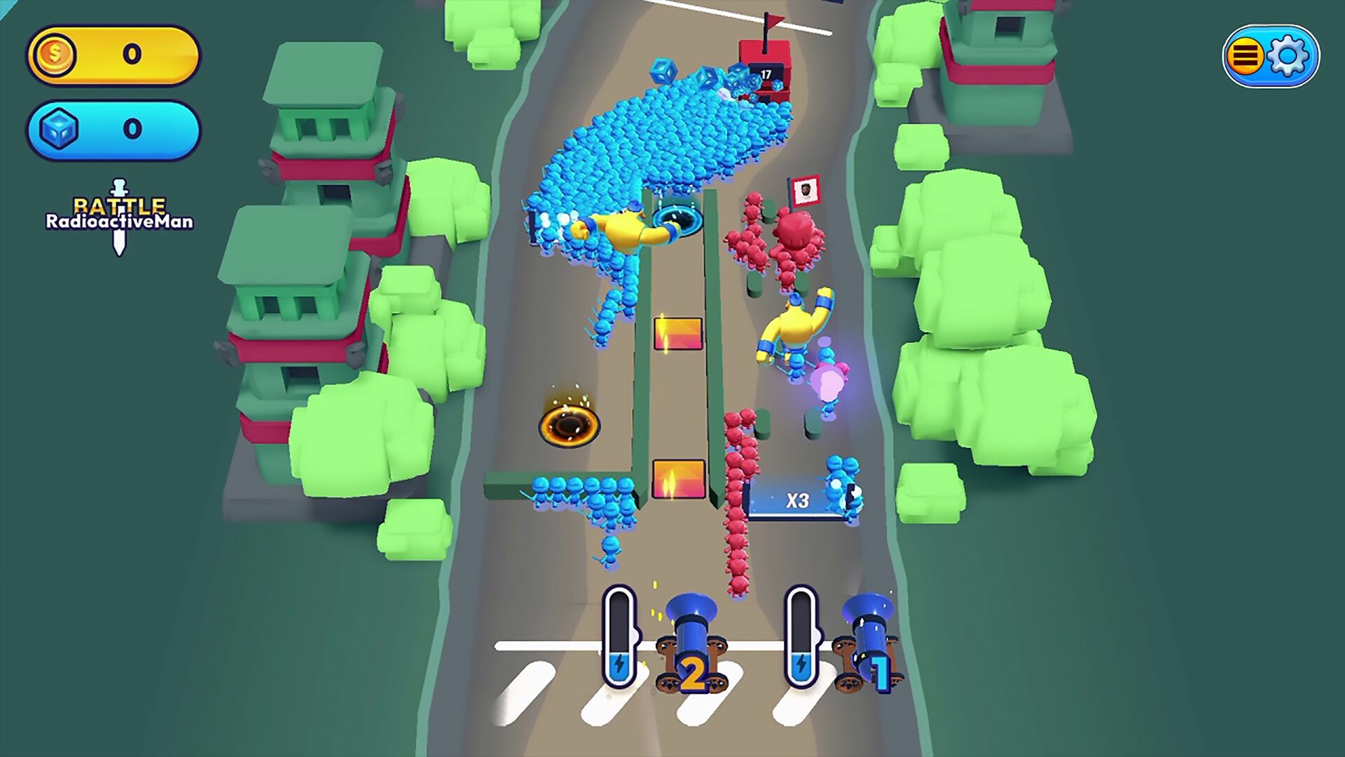 炮弹人冲冲冲 (Mob Control)