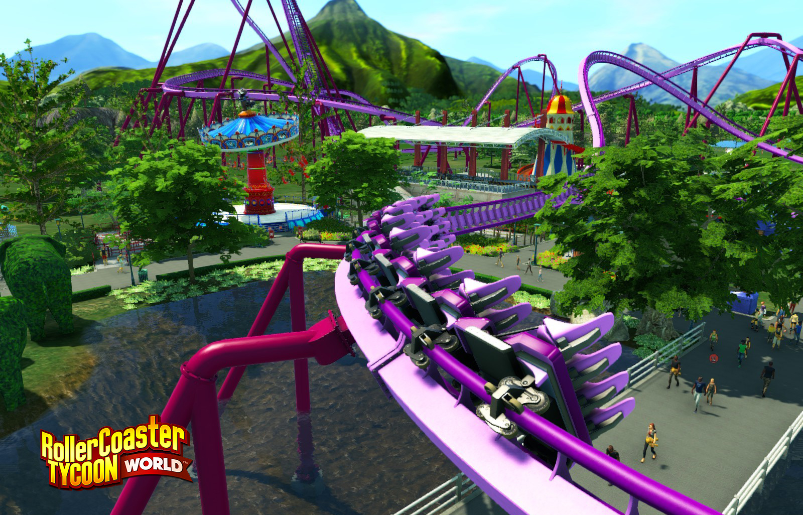 过山车大亨：世界|4G大小|官方中文|支持手柄|RollerCoaster Tycoon World