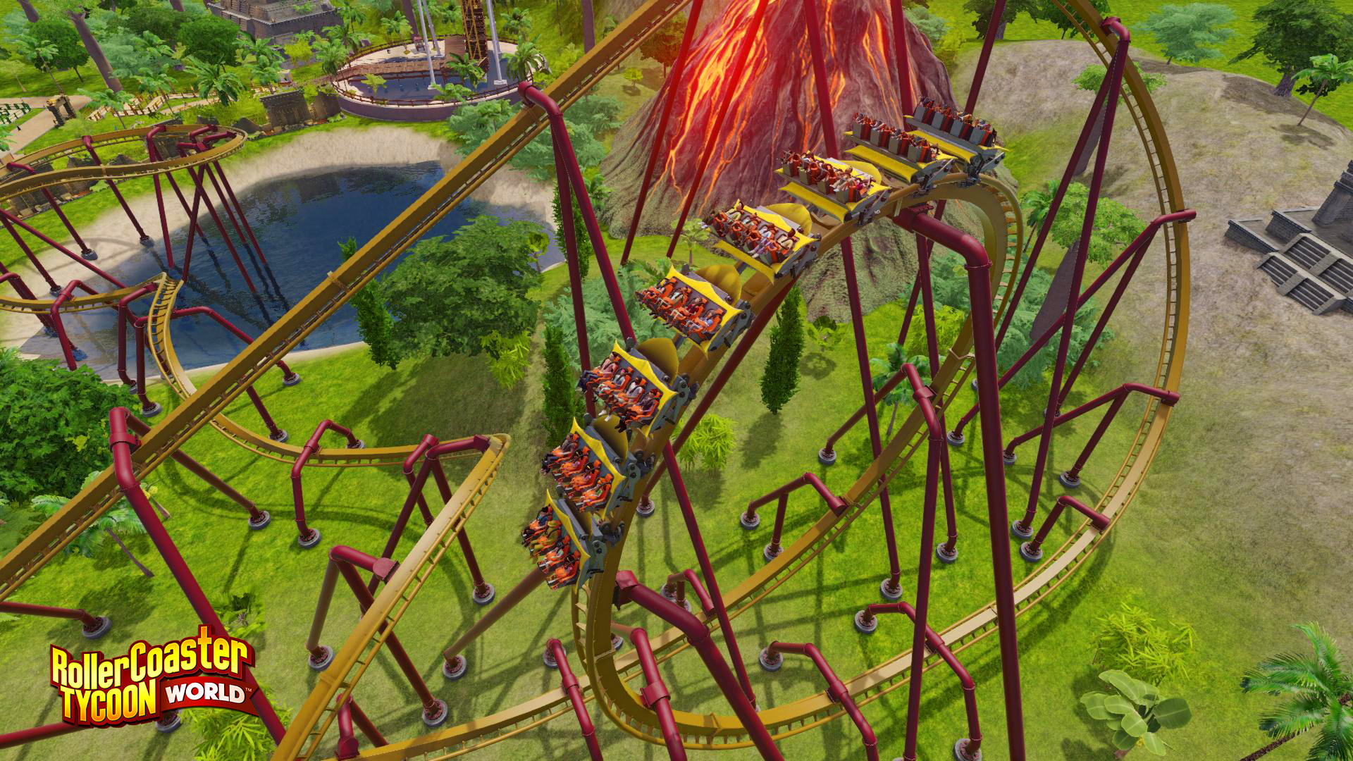 过山车大亨：世界|4G大小|官方中文|支持手柄|RollerCoaster Tycoon World