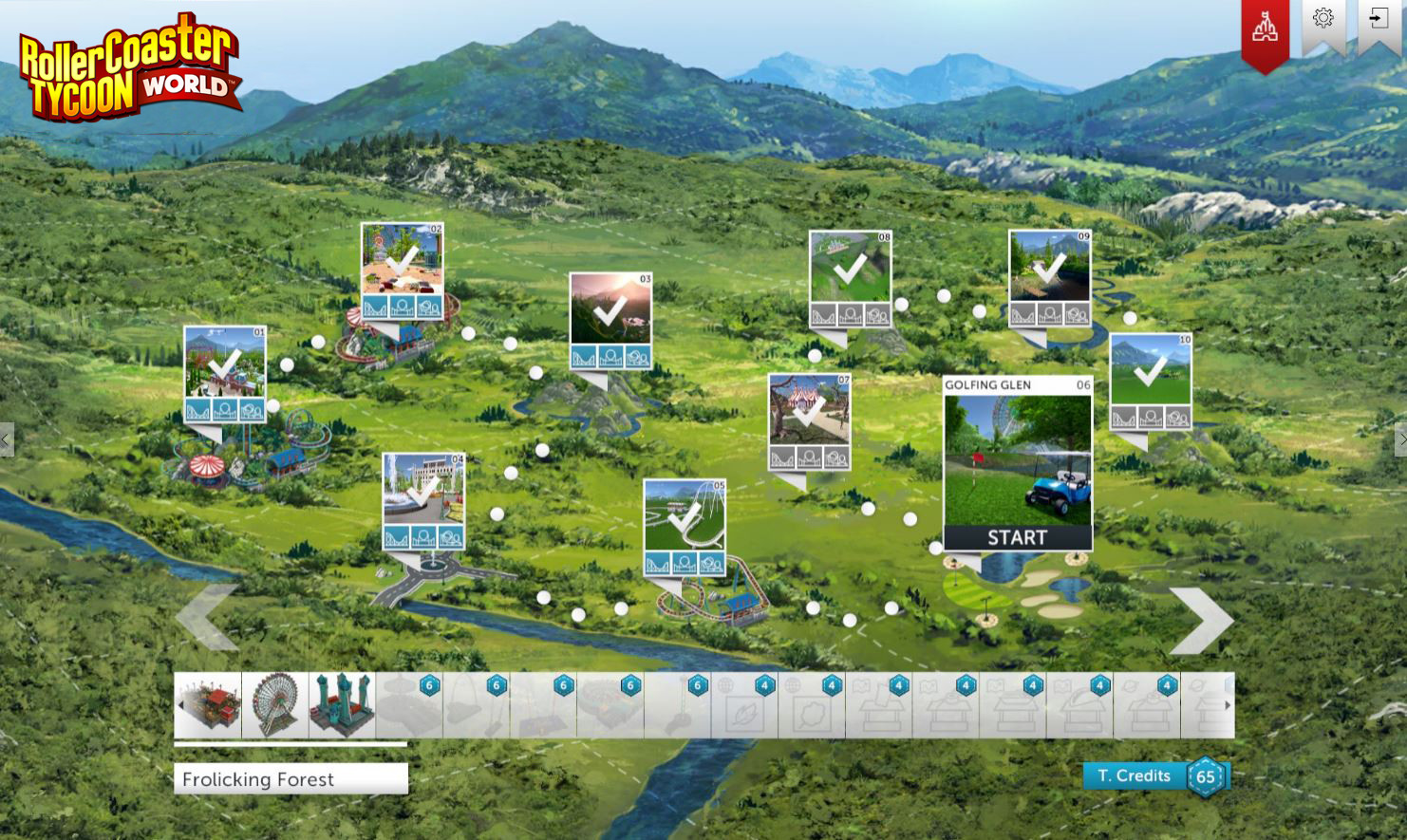 过山车大亨：世界|4G大小|官方中文|支持手柄|RollerCoaster Tycoon World
