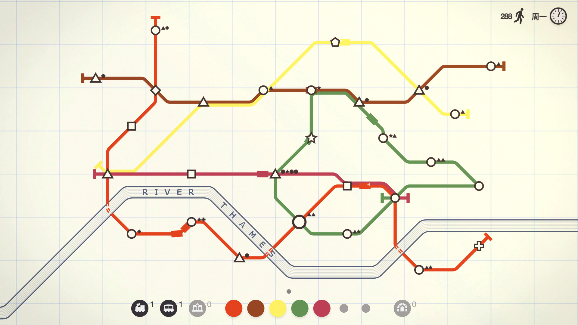 迷你地铁|200M大小|官方中文|迷你都市|模拟地铁|Mini Metro