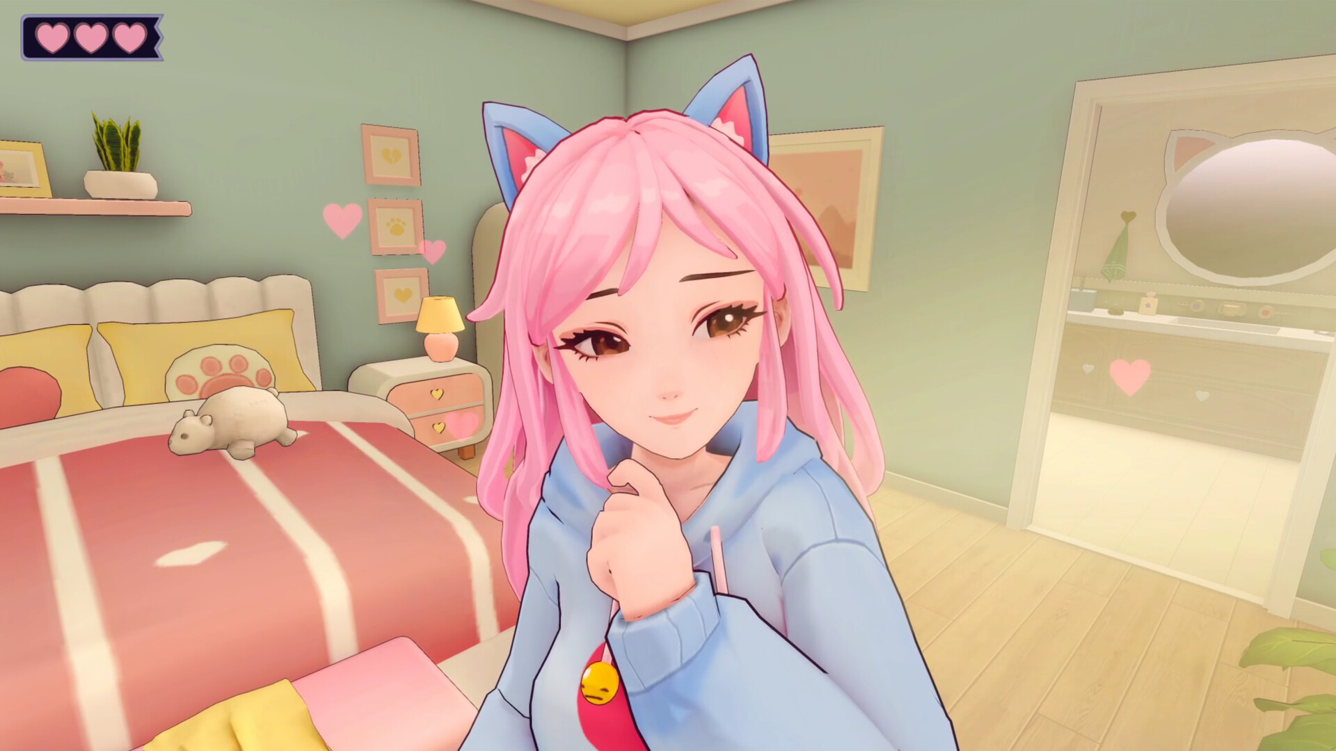 AI2U: 与你直到世界尽头 ~ 我的病娇猫娘AI女友|官方中文|AI2U: With You ‘Til The End插图6跳跳游戏网