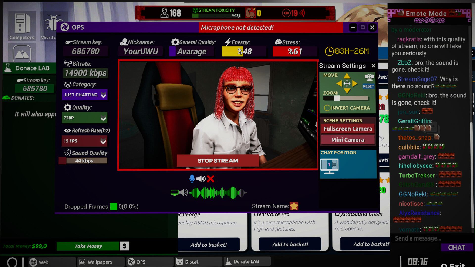 主播人生模拟器2/Streamer Life Simulator 2 v0.156|模拟经营|容量5.4GB|免安装绿色中文版|支持键盘.鼠标.手柄-小辉娱乐网