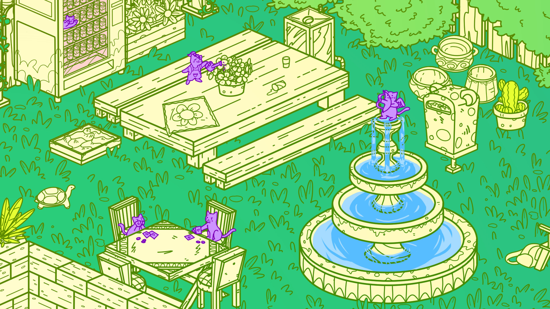 图片[1]-悠然镇的流浪猫/Stray Cats in Cozy Town-秋风资源网