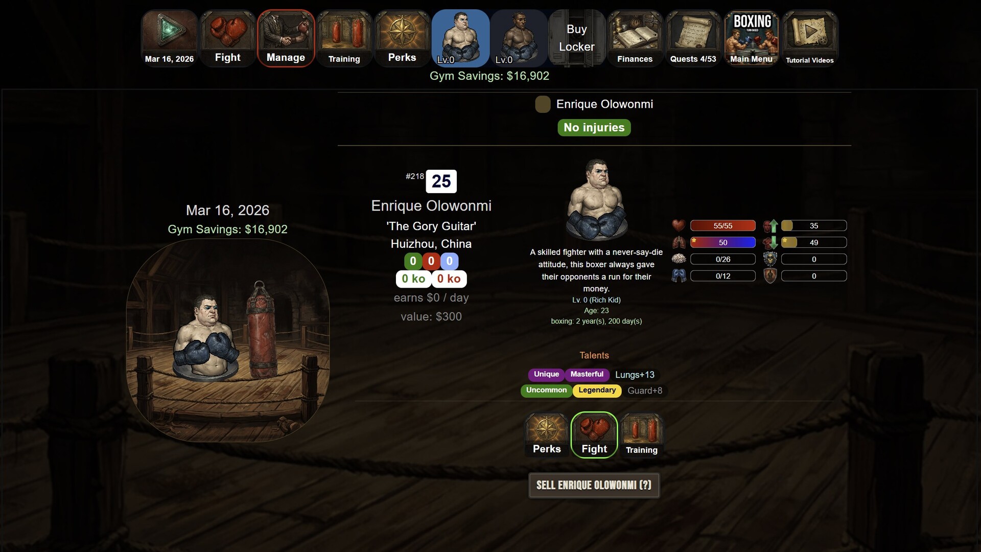 回合制拳击 (Turn Based Boxing: Tactics - Legends Edition)