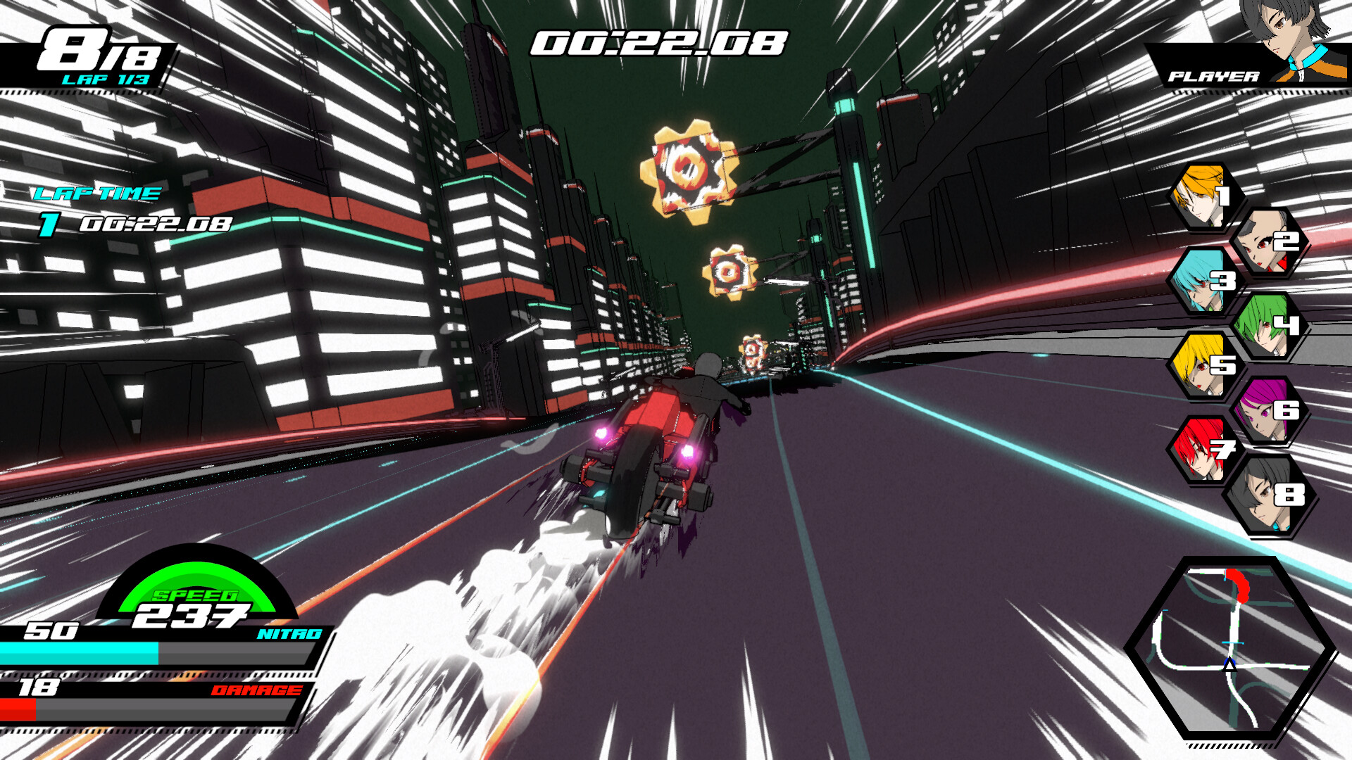 霓虹巅峰：超越极限|800M大小|官方中文|支持手柄|Neon Apex: Beyond the Limit