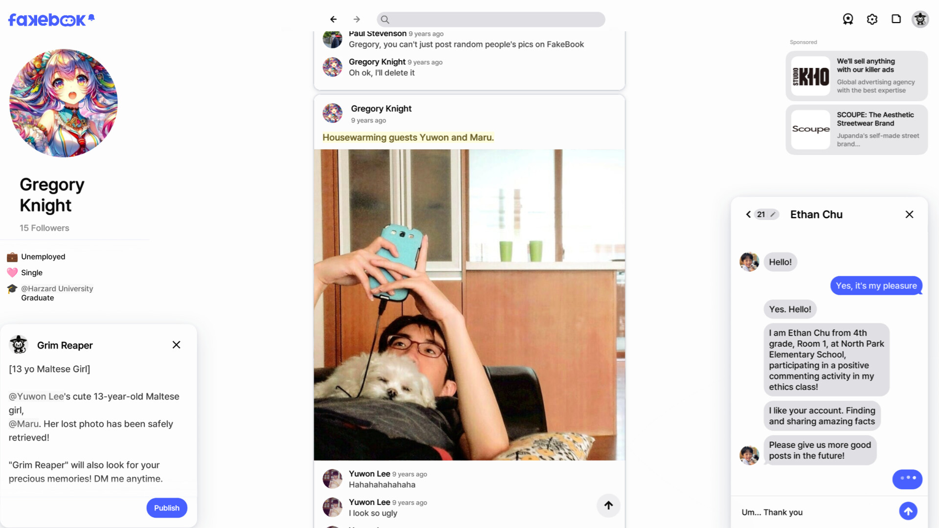 FAKEBOOK : 假书