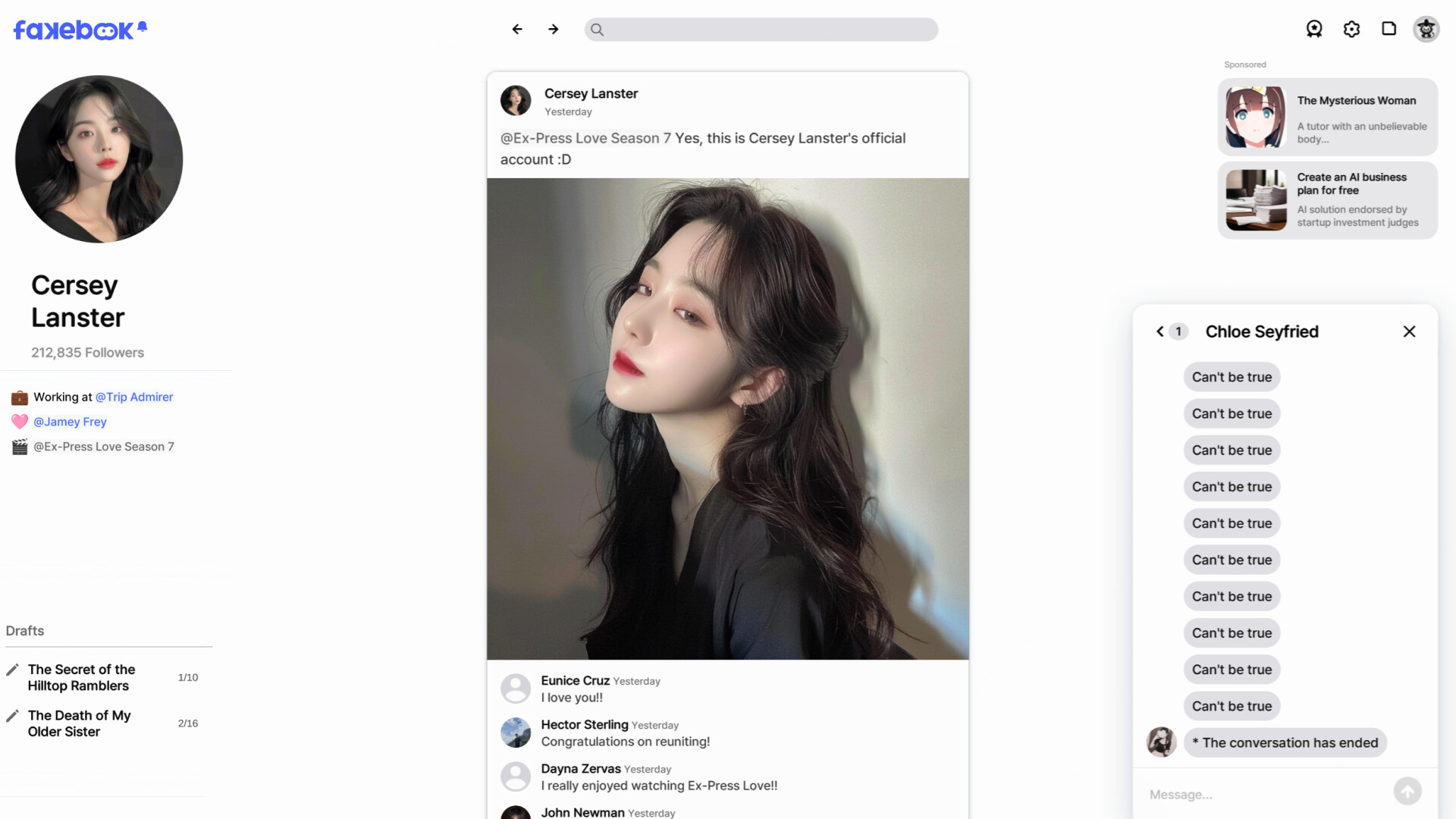 FAKEBOOK : 假书