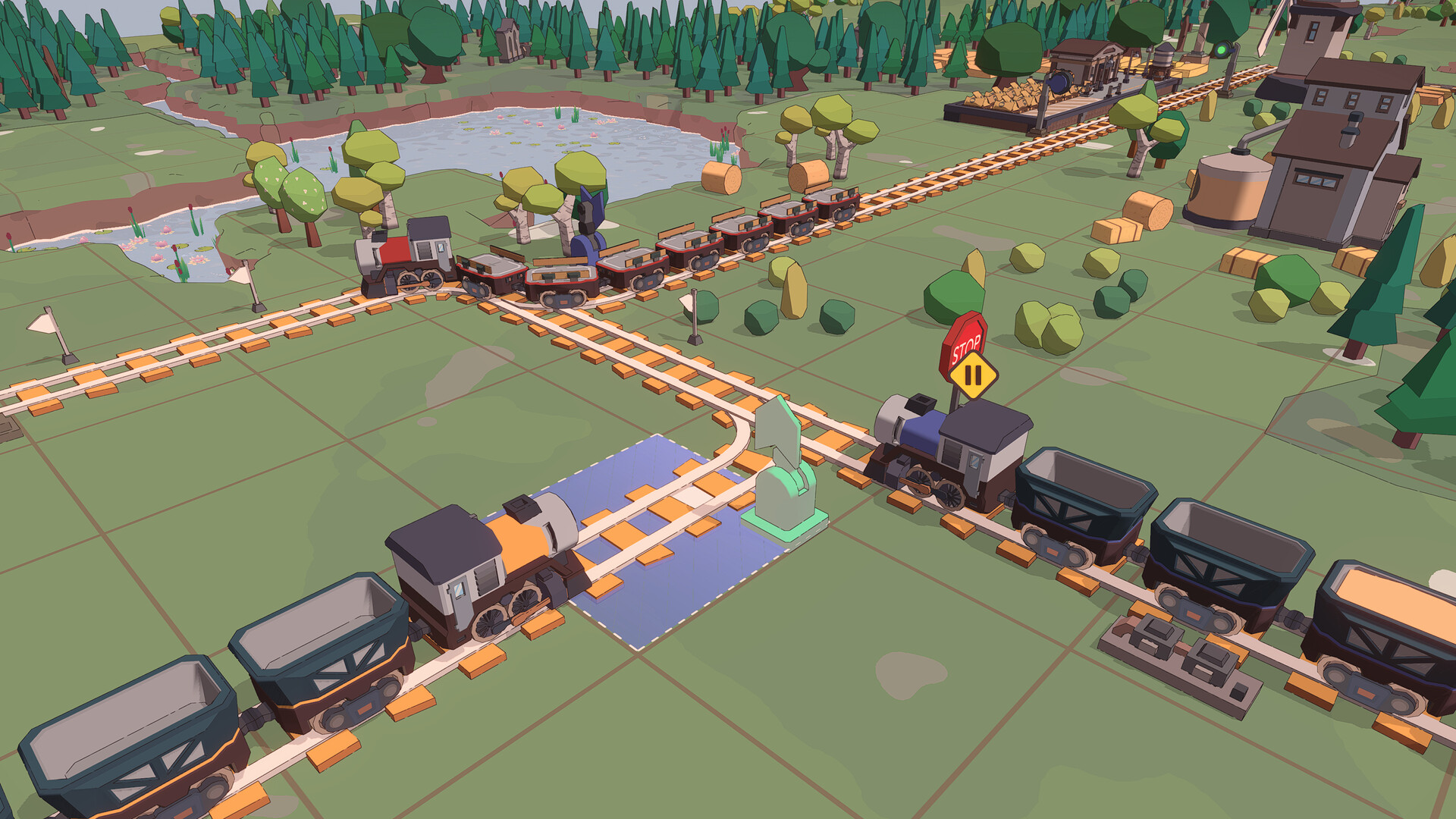 小小轨道:自动化铁路建造/Super Loco World Train Automation v1.0.1|模拟经营|容量2G|免安装绿色中文版|支持键盘.鼠标-小辉娱乐网