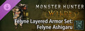 Monster Hunter Wilds - Felyne layered armor-set: Felyne Ashigaru