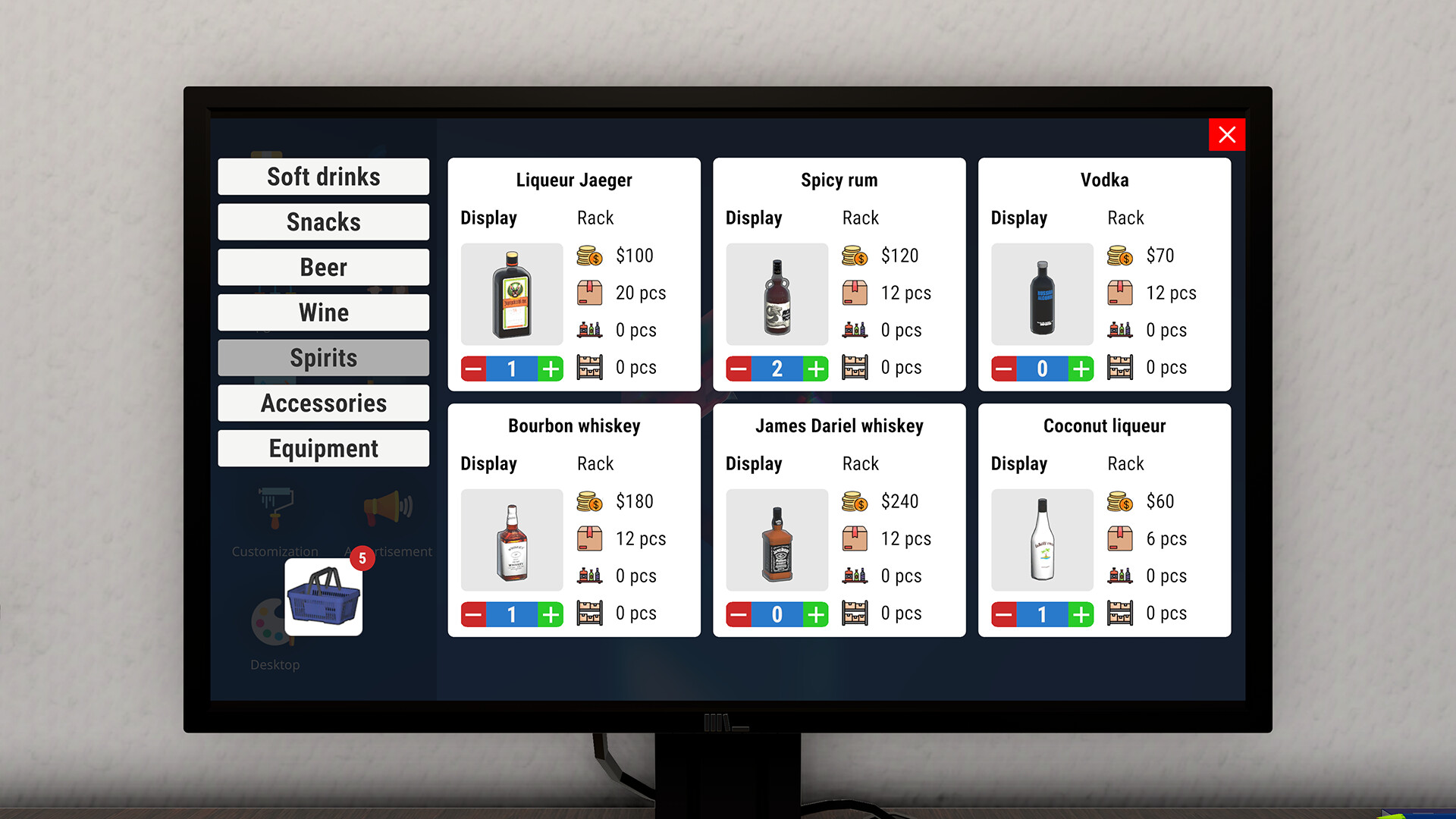 酒类商店模拟器|2G大小|官方中文|支持手柄|Liquor Store Simulator
