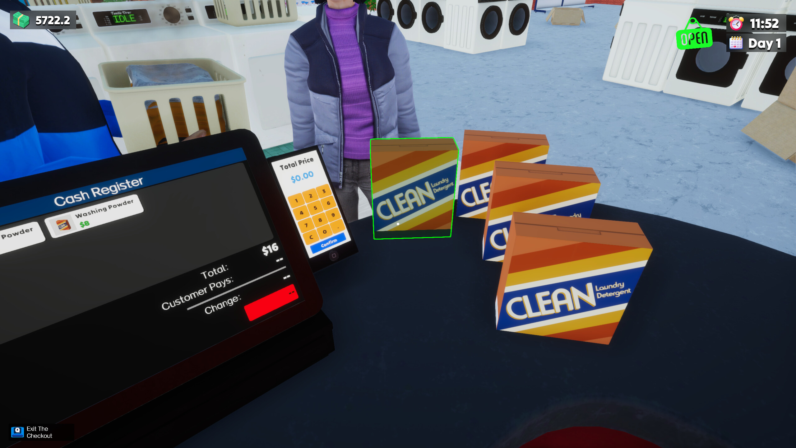 洗衣店模拟器：洗刷刷！|3G大小|官方中文|Laundry & Supermarket Simulator