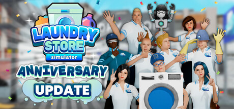 洗衣店模拟器/Laundry Store Simulator v6.1.18|模拟经营|2.5GB|中文-蝶影二次元