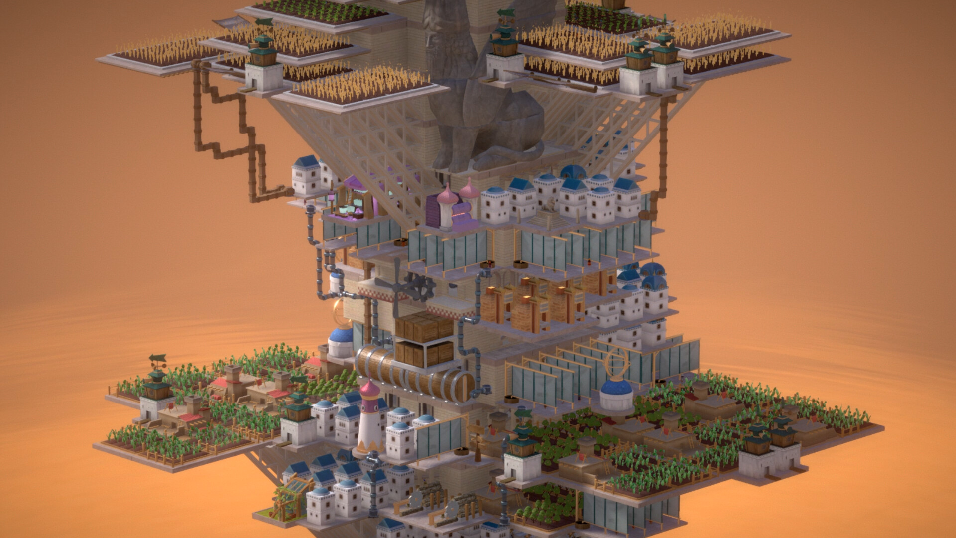 巴别塔:垂直国度|官方中文|STARIO: Haven Tower插图6 巴别塔:垂直国度|官方中文|STARIO: Haven Tower插图6