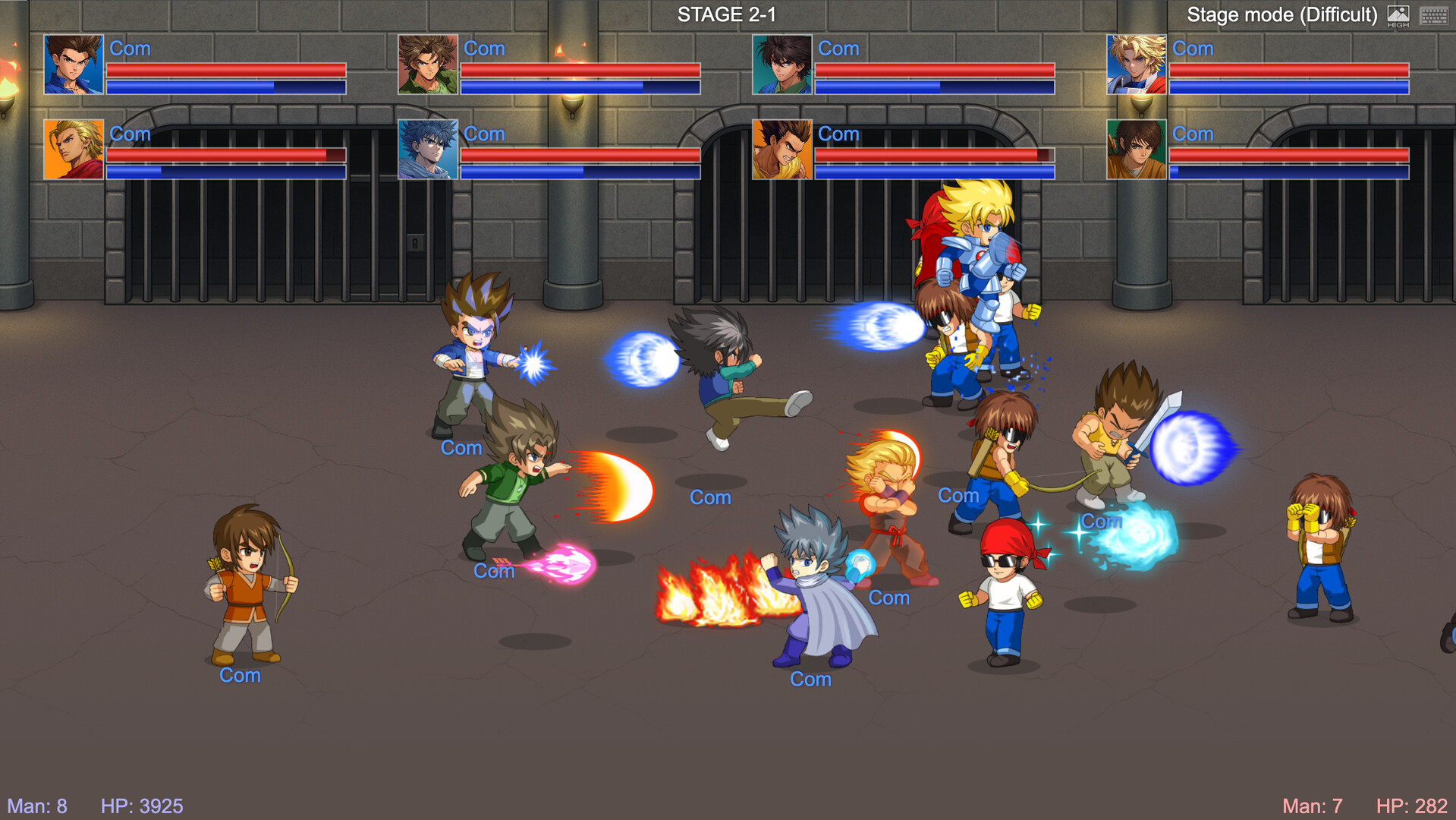 小朋友齐打交2:复刻版/Little Fighter 2 remastered v2.1|格斗动作|容量927M|免安装绿色中文版|支持键盘.鼠标-小辉娱乐网