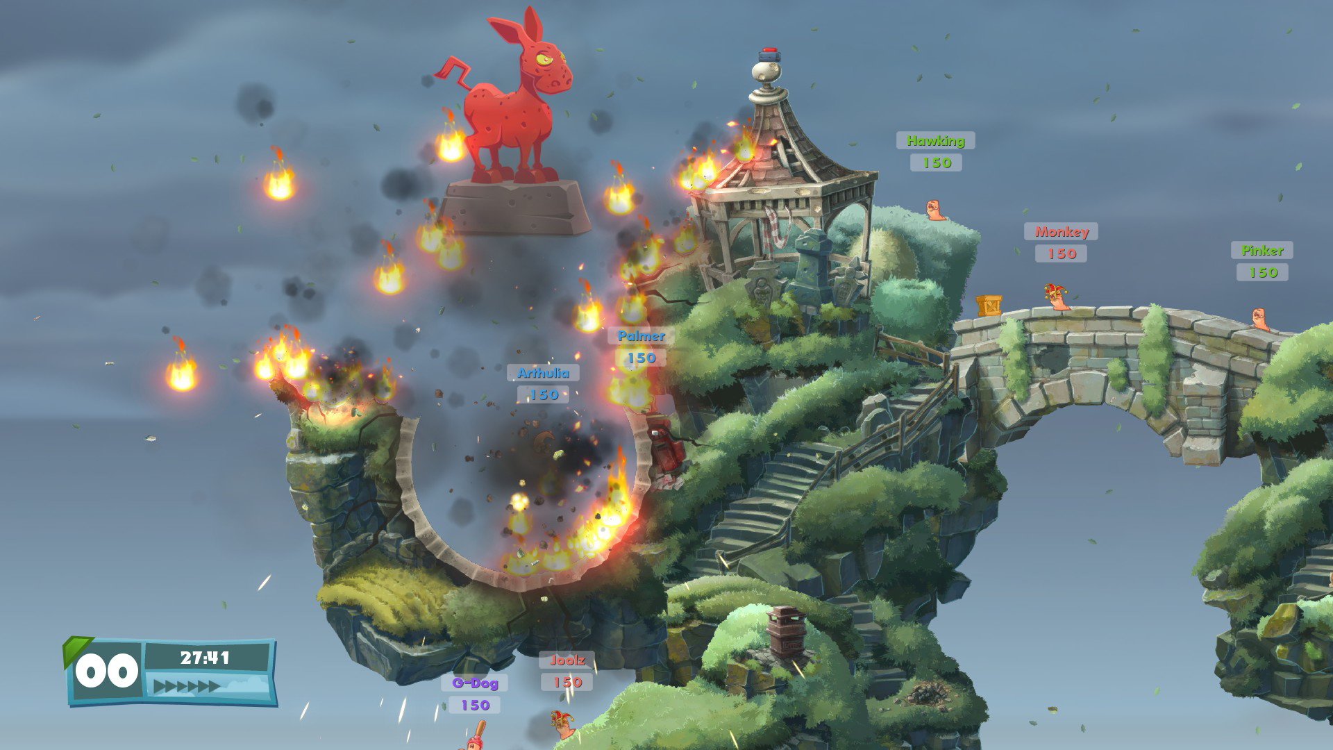 百战天虫:战争武器|Worms W.M.D|Build.24946469|官方简体中文|支持手柄|容量5GB