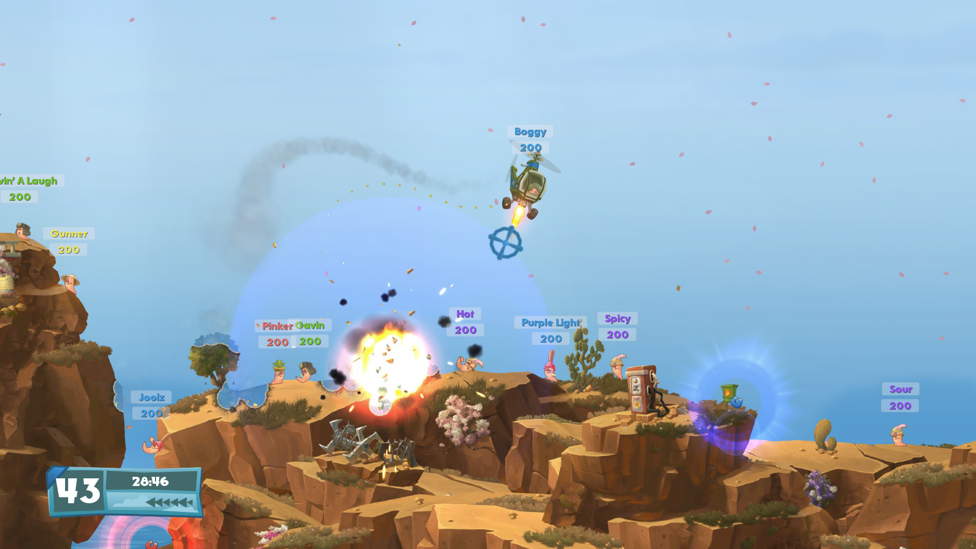 百战天虫:战争武器|Worms W.M.D|Build.24946469|官方简体中文|支持手柄|容量5GB